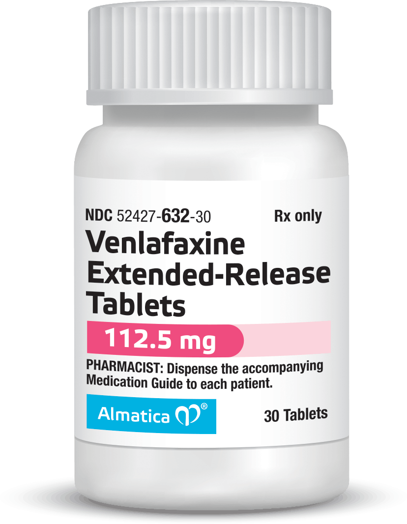 Bottle of Venlafaxine ER Tablets 30 mg